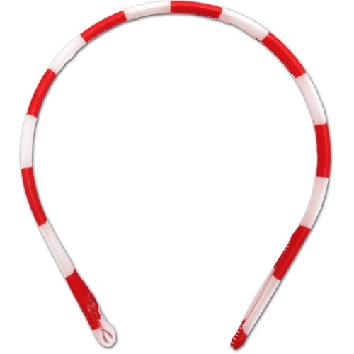 Red & White Stripe Headband : 56
