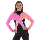 Youth Pink/Coral Criss-Cross Leotard : 895C