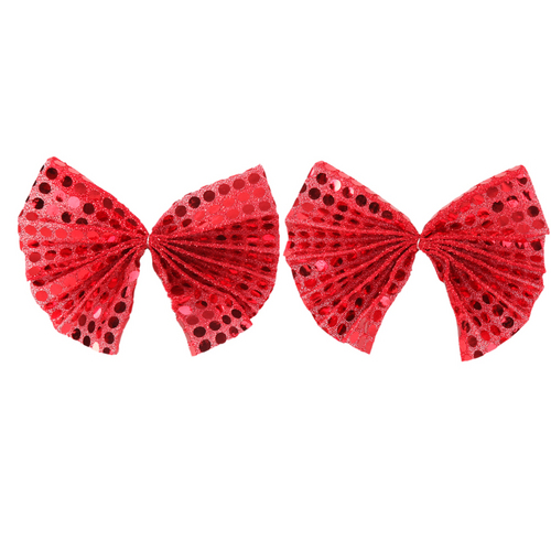 Red Shoe Bows : A015
