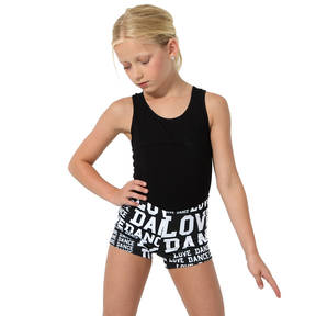 Youth Black Dance Shorts : AC5078C