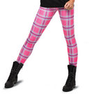 Pink Plaid - Leggings – HFM Designs LLC