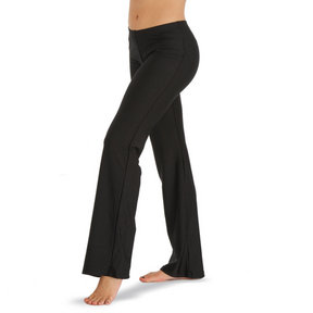 Body Wrappers Girls V-Front Jazz Pant Black 