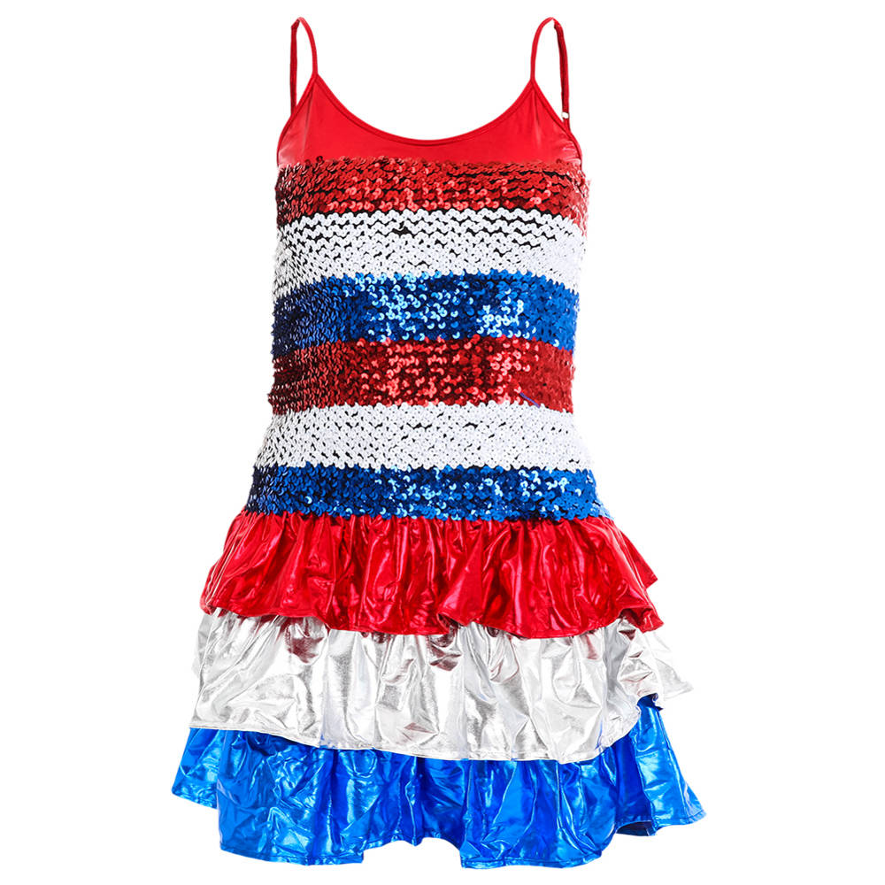 Alexandra Collection Youth Patriotic USA Dance Costume Tank