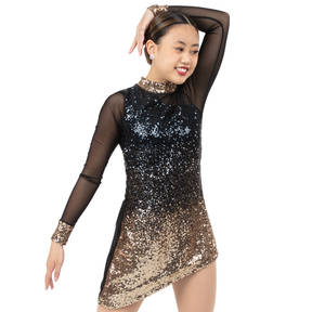  Yeahdor Women's Sparkly Sequin Dance Dress Lyrical Dance  Costume Mesh Sweetheart Ballet Latin Skirted Leotard Black Small :  Clothing, Shoes & Jewelry