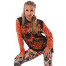 Day of Dead Mesh Long Sleeve : AC5170