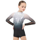 Youth Ombre Cut Out Biketard : AC6328C