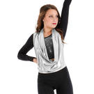 Body Wrappers Metallic Drapey Pullover : 615