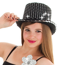 Body Wrappers Sequin Top Hat : H007