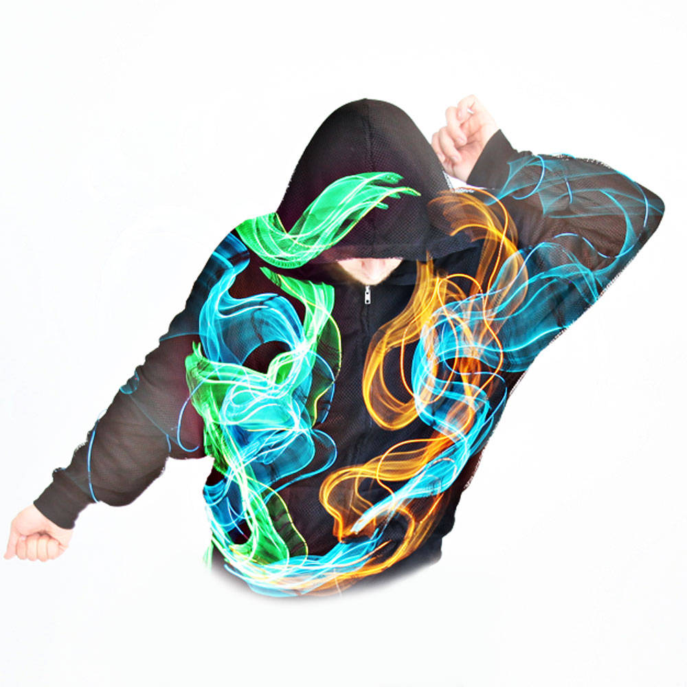 Lighted hoodie cheap