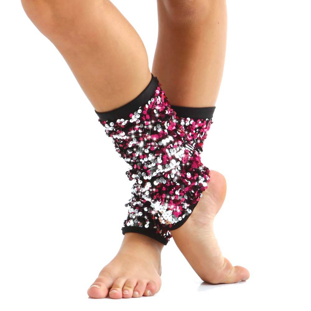 Sequin Leg Warmers Club Dazzle Black New by Forum 70504
