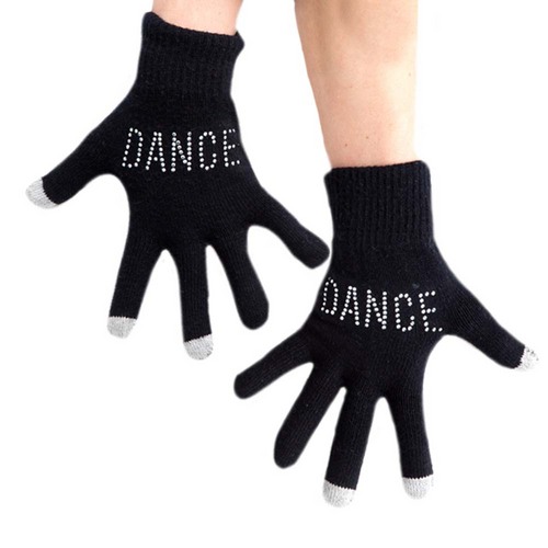 Rhinestone Gloves used for Texting : GAR-045