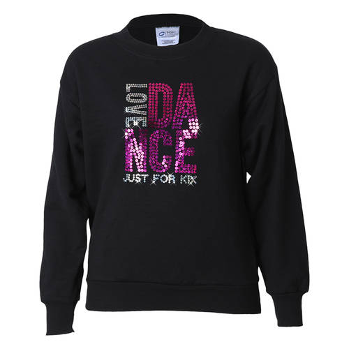 Youth Love Dance Sequin Sweatshirt : JFK-512C