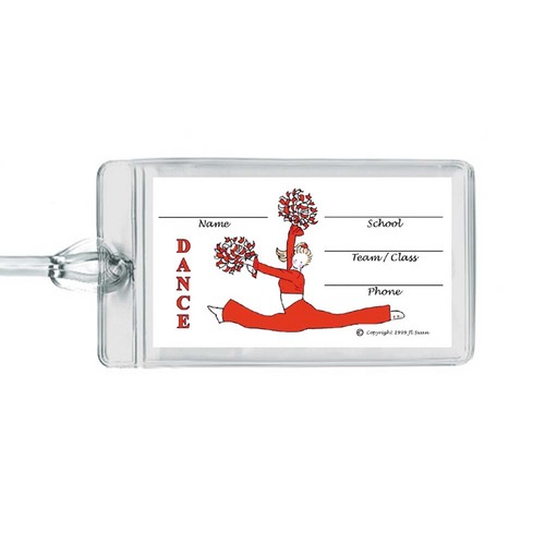 Red Leap Dance Tag/Keychain : BT-SLD