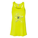 Bella-Canvas Star Sequin Flowy Neon Yellow Tank : 8800-RS9012