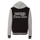 MOVE U Panthers Custom Glitter Varsity Jacket : GP1089