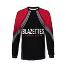 MOVE U Blaze Custom Long Sleeve Dance Team Hockey Jersey : GP6000