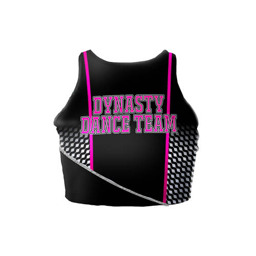 MOVE U Dynasty Custom Open Back Dance Team Crop Top : GP6018