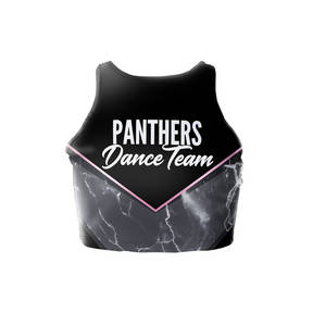 MOVE U Panther Custom Racer Dance Team Crop Top