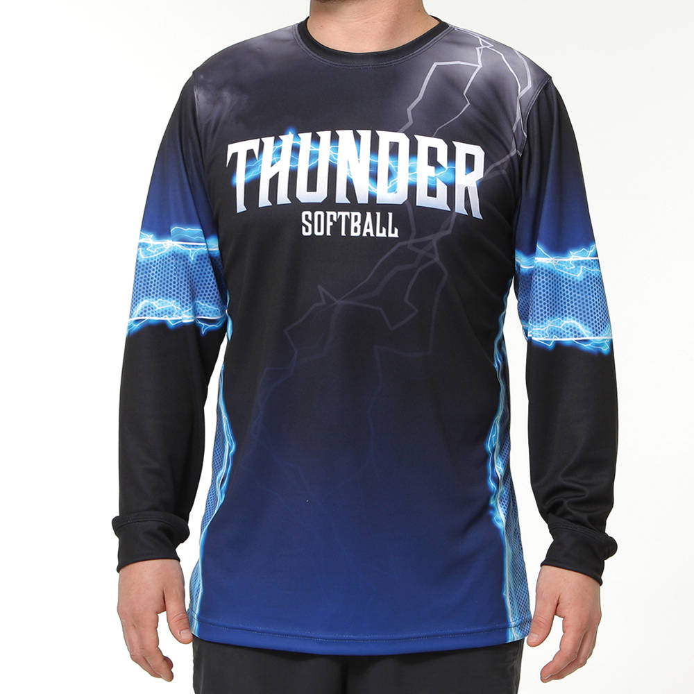 Custom Long Sleeve Softball Team Jersey 