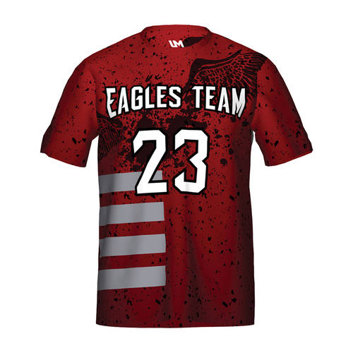 MOVE U Eagles Custom Short Sleeve Softball Team Jersey : SF1170