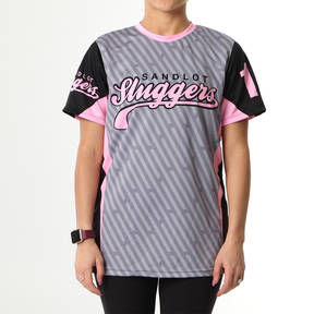MOVE U Sluggers Custom Short Sleeve Softball Team Jersey