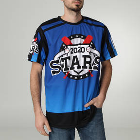 MOVE U Stars Custom Short Sleeve Softball Team Jersey