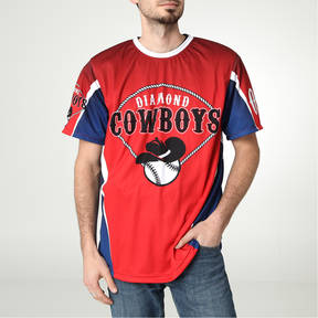 MOVE U Cowboys Custom Short Sleeve Softball Team Jersey