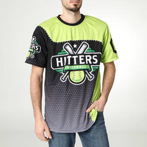 MOVE U Hitters Custom Short Sleeve Softball Team Jersey