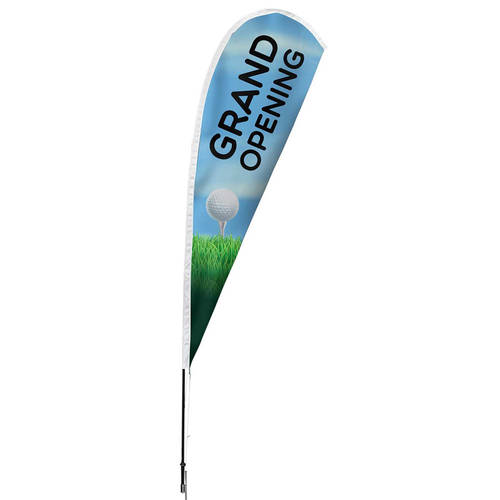 The Teehive Custom Grand Opening Teardrop Banner Feather Flag : WI641