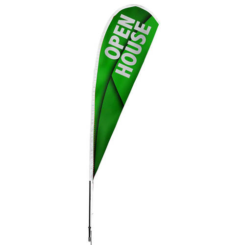 The Teehive Custom Grand Opening Teardrop Banner Feather Flag : WI641