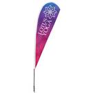 The Teehive Custom Company Logo Teardrop Banner Feather Flag : WI640
