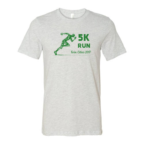 Adult Custom Last Leg 5K Run Outdoors Athletic T-Shirt : WI321