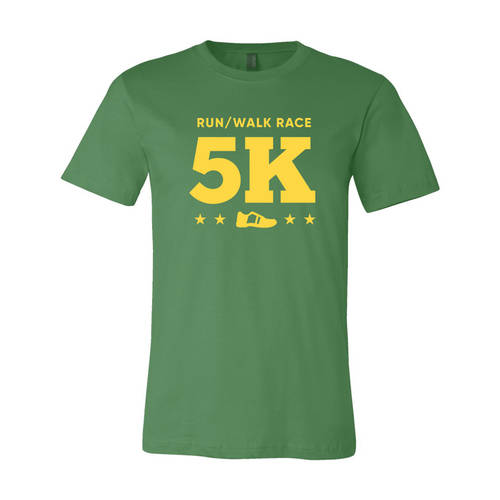 Adult Custom Dynamic Stride 5K Running Athletic T-Shirt : WI323