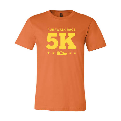 Adult Custom Dynamic Stride 5K Running Athletic T-Shirt : WI323