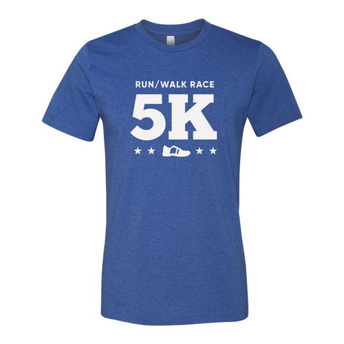 Adult Custom Dynamic Stride 5K Running Athletic T-Shirt : WI323