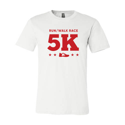 Adult Custom Dynamic Stride 5K Running Athletic T-Shirt : WI323