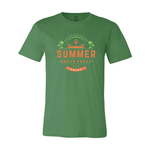 Adult Custom Summer Beach Party Family Vacation T-Shirt : WI338