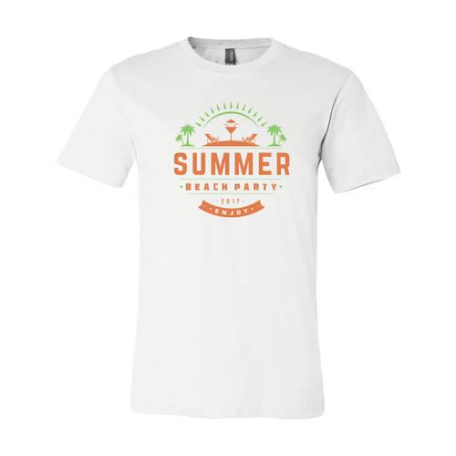 Adult Custom Summer Beach Party Family Vacation T-Shirt : WI338