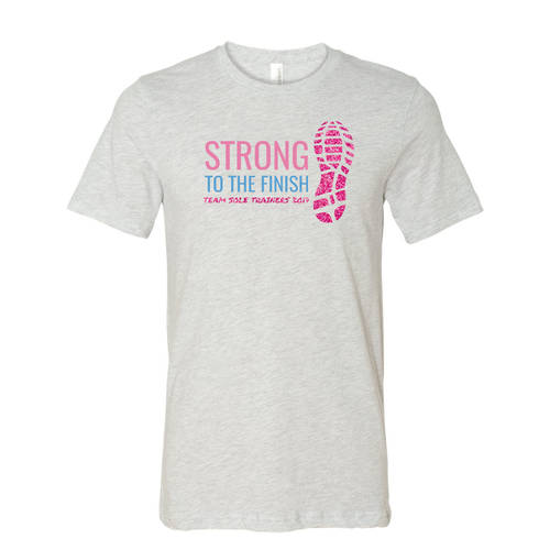 Adult Custom Official Support Crew Triathlon Glitter T-Shirt : WI354