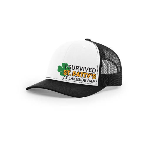 Custom Embroidered I Survived St Patrick's Day Trucker Cap : WI369