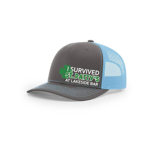 Custom Embroidered I Survived St Patrick's Day Trucker Cap : WI369
