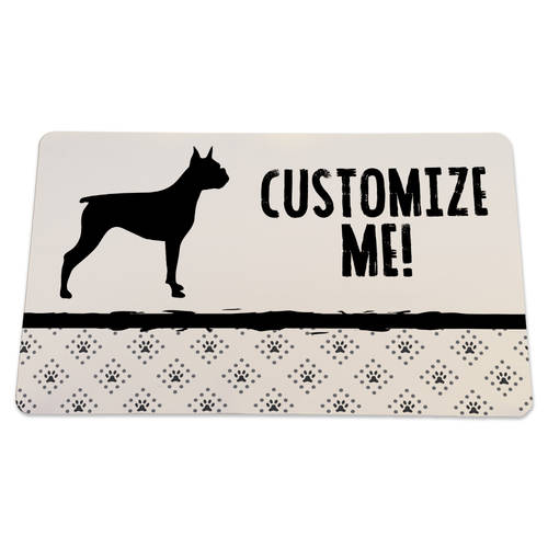 The Teehive Custom Modern Dog Mat : WI621