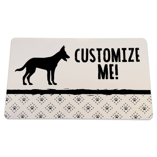 The Teehive Custom Modern Dog Mat : WI621