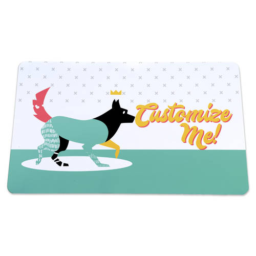 The Teehive Custom Retro Dog Mat : WI622